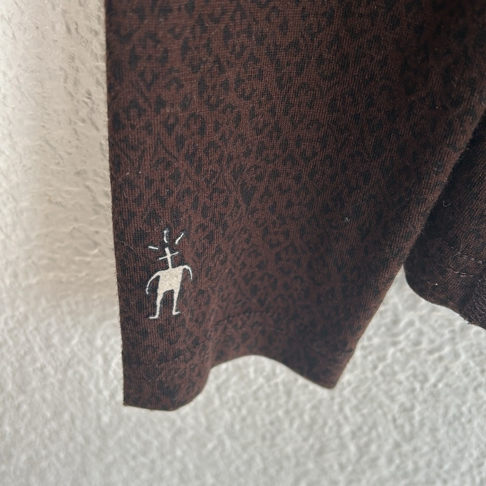Smartwool Quarter Zip Brown Wool Sweater - Picture 11 of 11